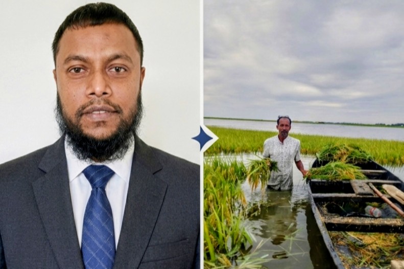 দিরাই-শাল্লায় কৃষকের স্বপ্ন এখন পানির নিচে: ক্ষতিগ্রস্তদের পাশে দাঁড়ানোর ঘোষণা আলী আকবর চৌধুরীর