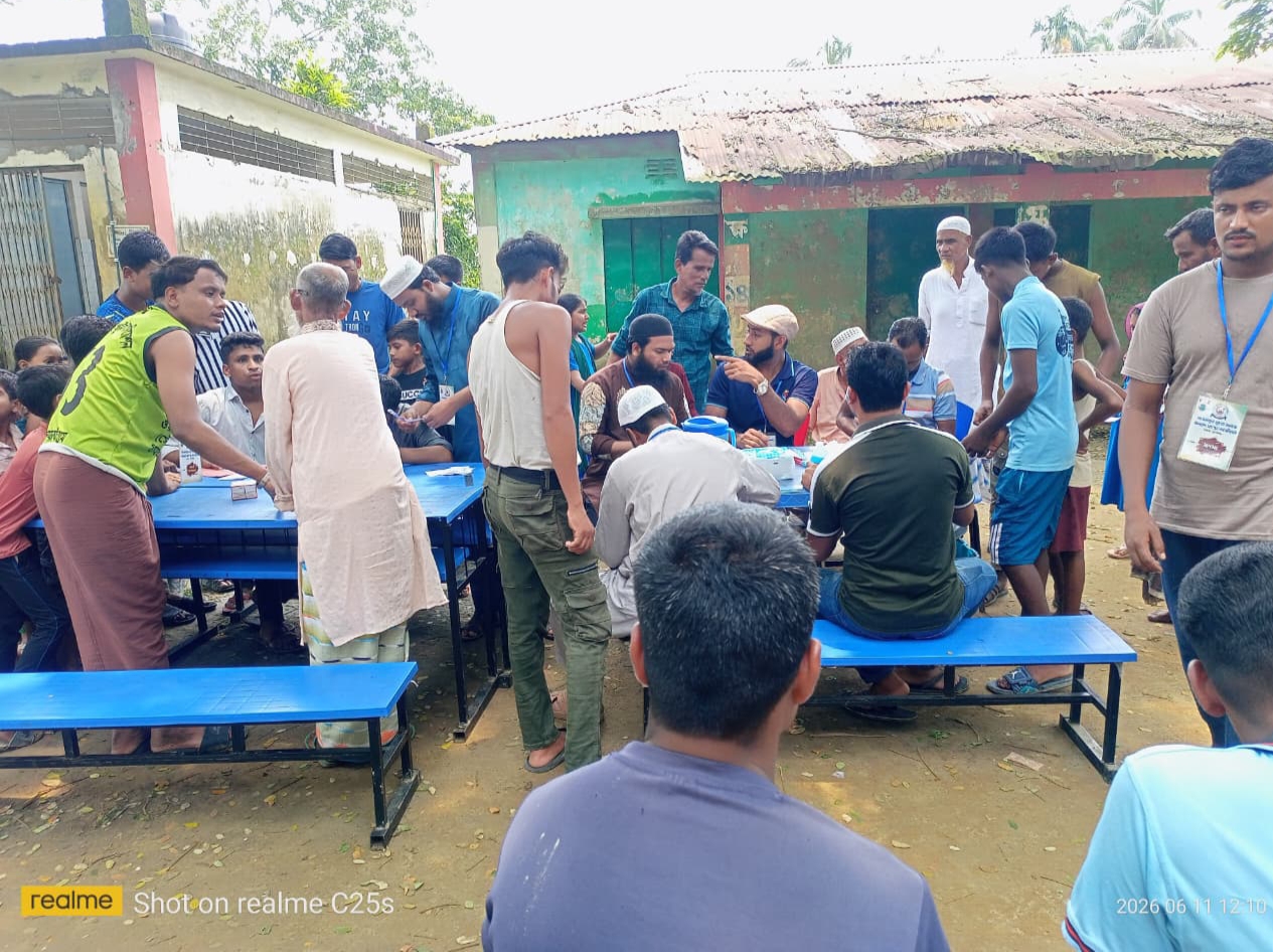 মানবতার সেবায় অনন্য দৃষ্টান্ত: কাজিহাটায় লাজনাতুন নূছরার ফ্রি রক্তের গ্রুপ নির্ণয় ক্যাম্প সম্পন্ন