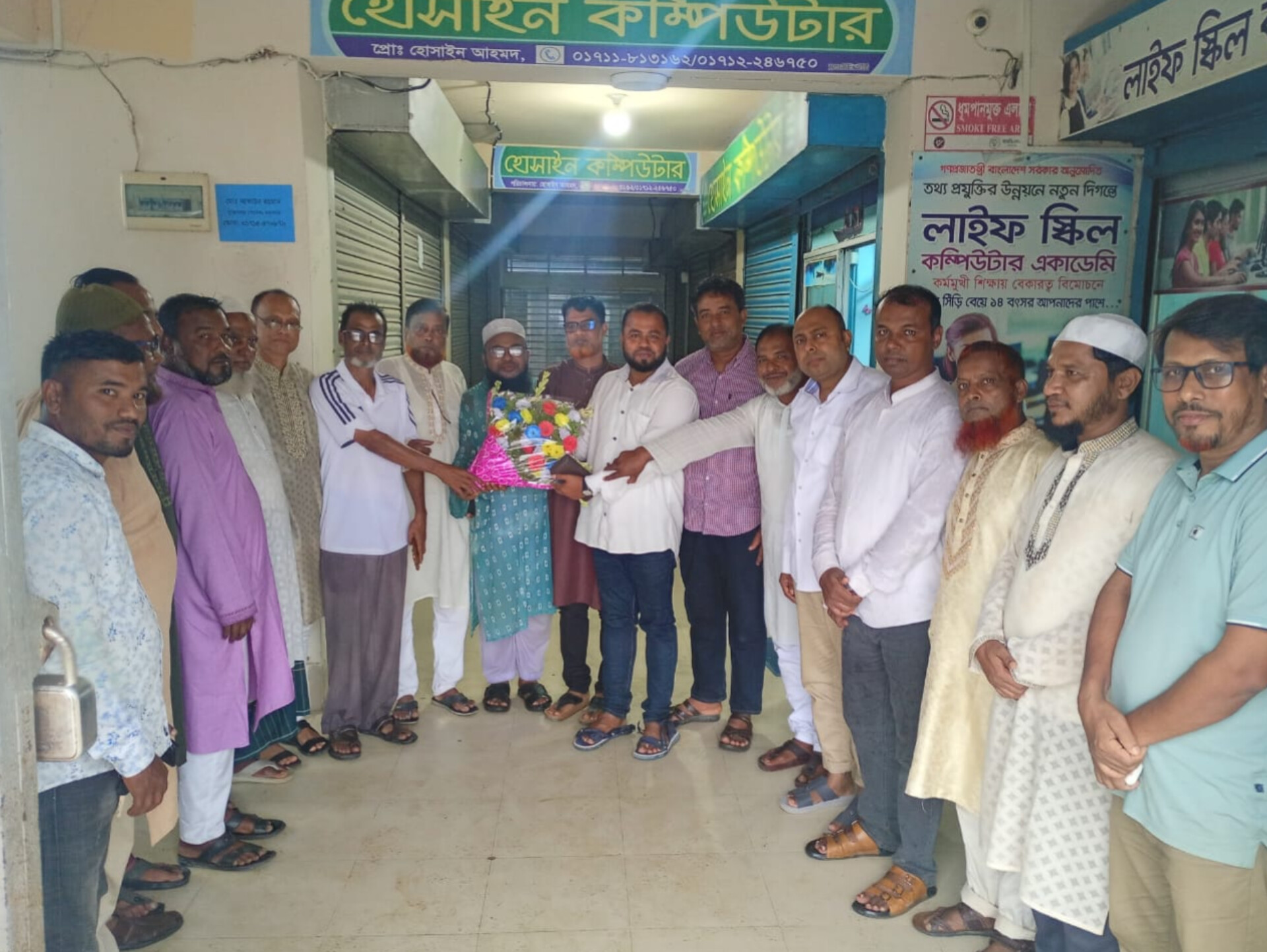 সচেতন নাগরিক পরিষদের সংবর্ধনায় সিক্ত শান্তিগঞ্জ প্রেসক্লাব