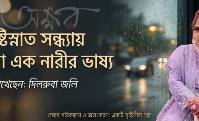 বৃষ্টিস্নাত সন্ধ্যায় অজানা এক নারীর ভাষ্য