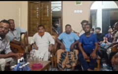 দরগাপাশায় চেয়ারম্যান প্রার্থী মালেকের পক্ষে উঠান বৈঠক