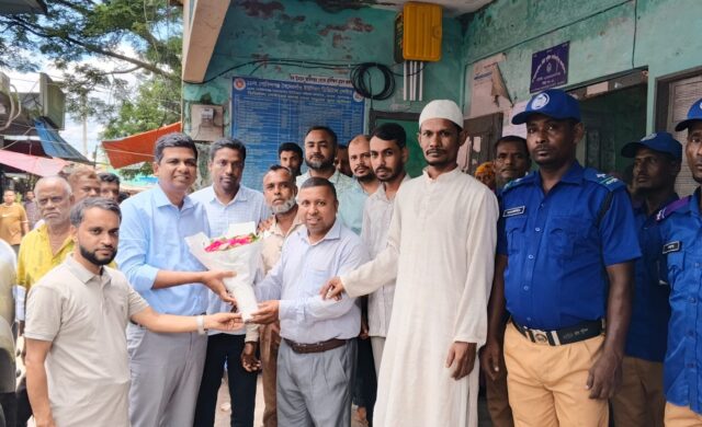 ছাতকের গোবিন্দগঞ্জ সৈদেরগাঁও ইউনিয়ন পরিষদ পরিদর্শনে ইউএনও মোঃ মহি উদ্দিন