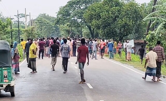 শান্তিগঞ্জে মহাসড়কে দু’পক্ষের ধাওয়া-পাল্টা ধাওয়া, আহত ৯